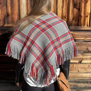 Sumujen Inari harmaa villahuivi, Inari handicrafts