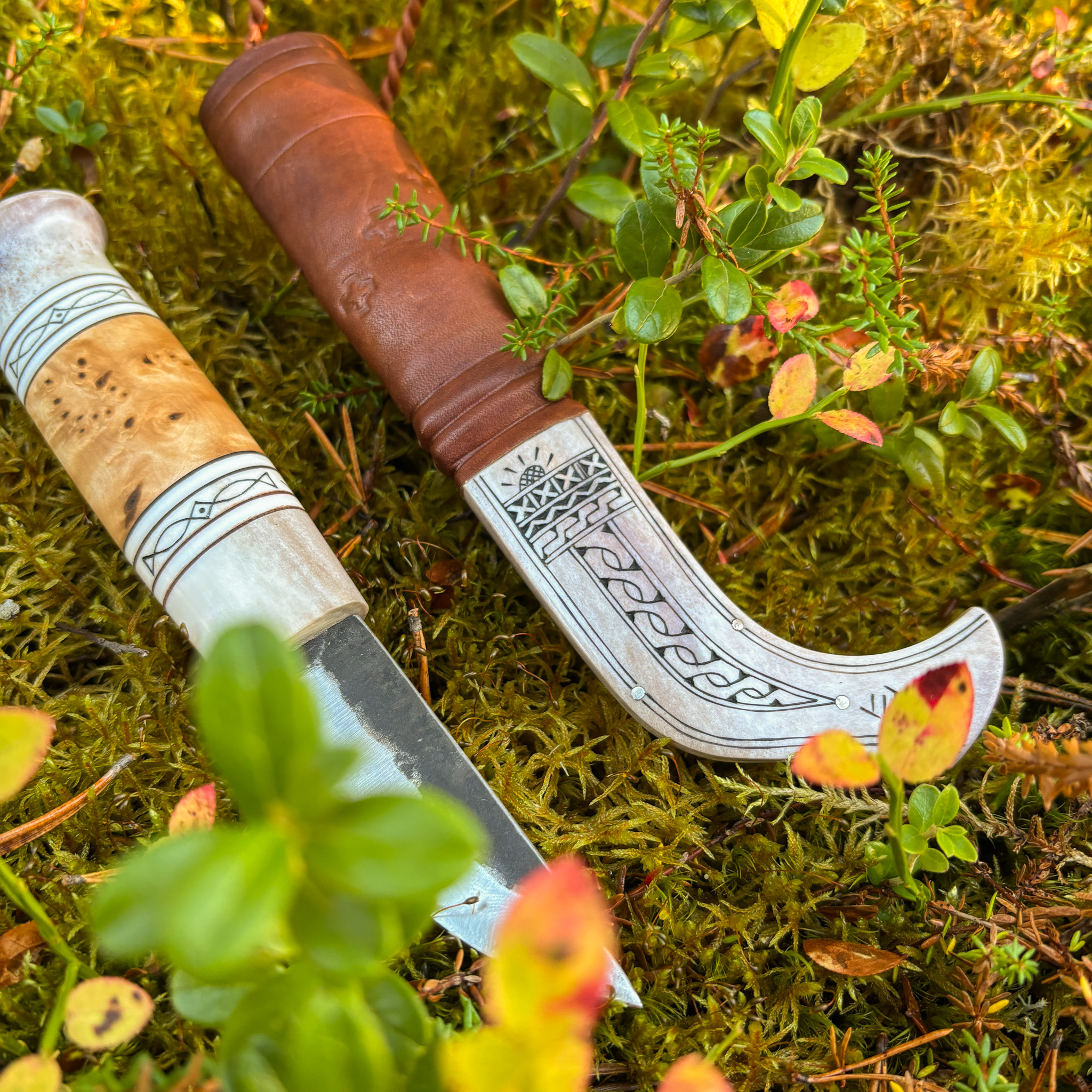 Ilmari Tapiola, puukko kaiverruksin - Image 2