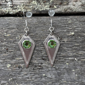 Utsjoen timantit korvakorut, vaaleanvihreä, Haraldin paja