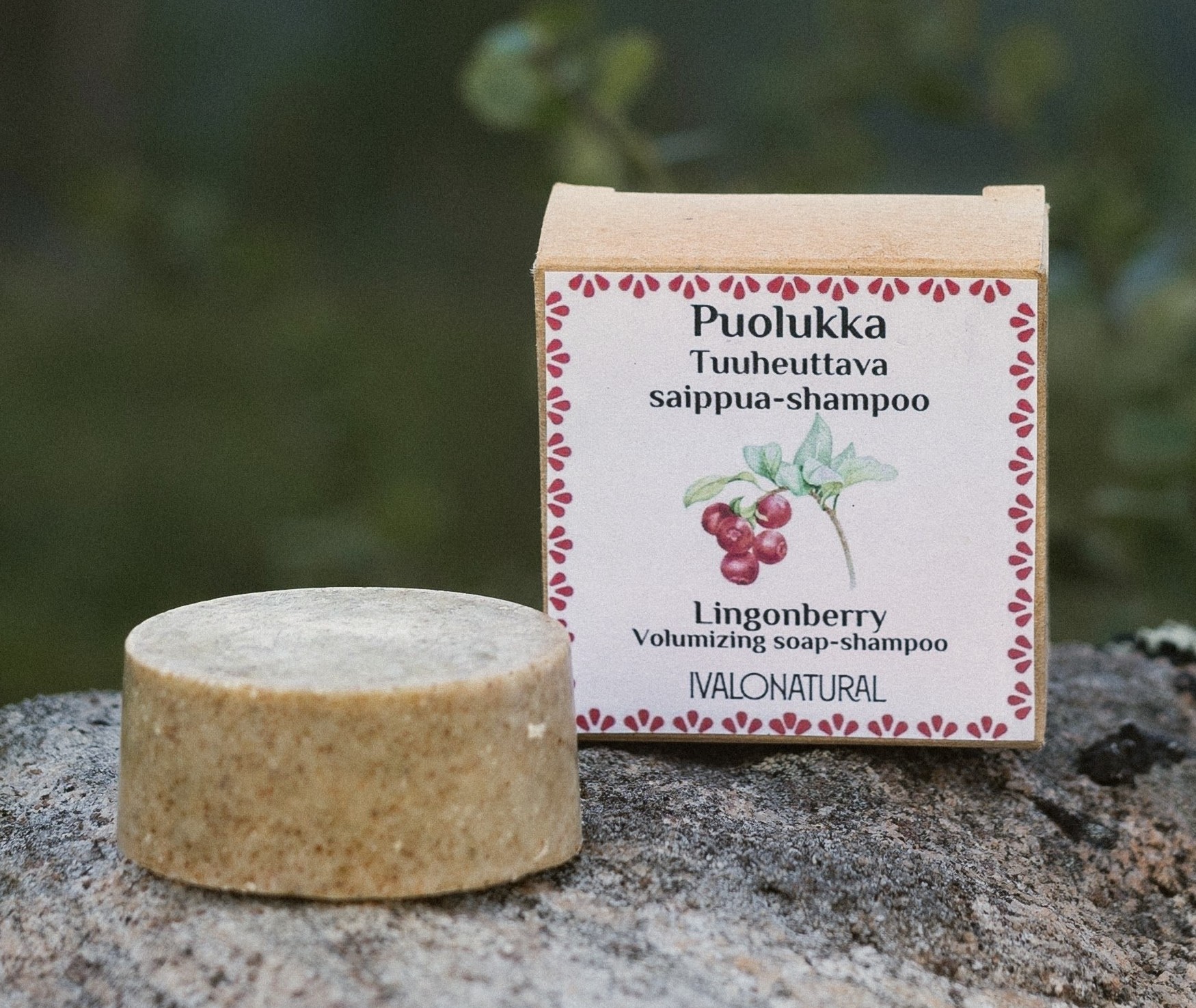 Puolukkasaippua-shampoo, Ivalonatural